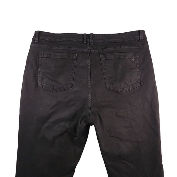 The Perfect Jean NYC Slim Thick Jeans Stretch Denim Men's 46x30 Black Pants - Picture 6 of 10